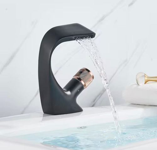 Griferia Canilla Baño Monocomando Diseño Cascada