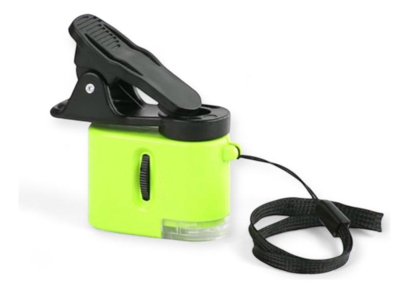 Microscopio De Bolsillo Mini Con Clip