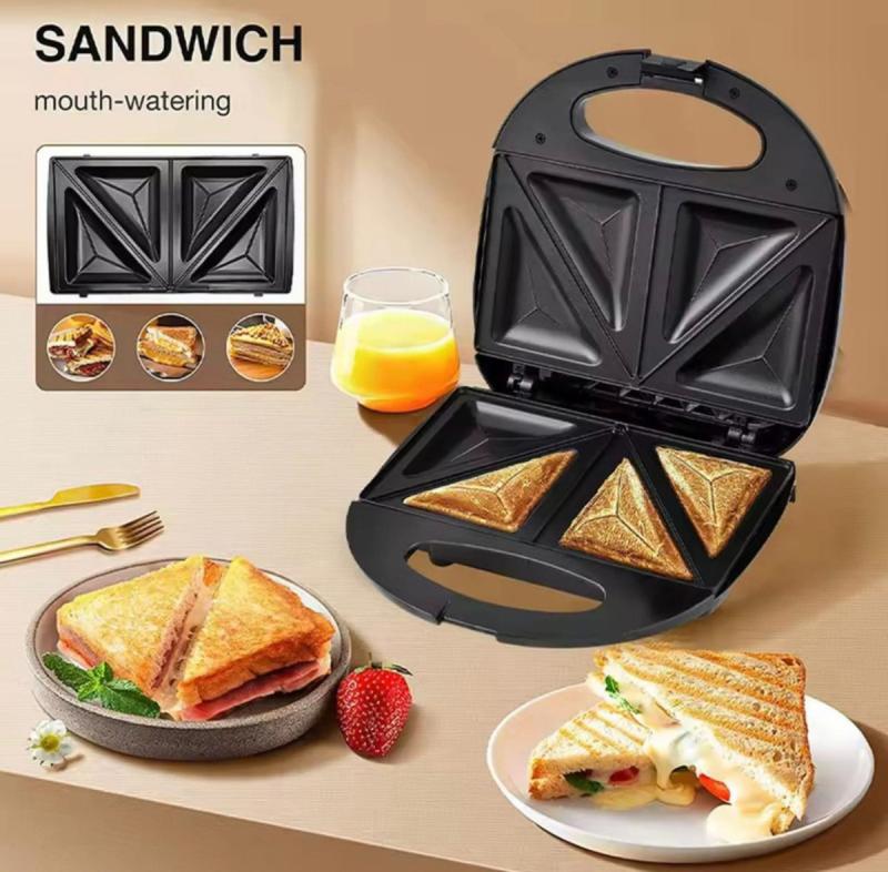 Sandwichera Electrica Tostadora Antiadherente