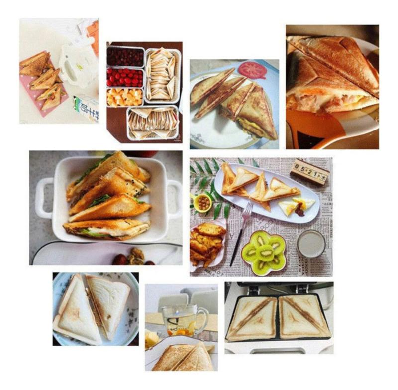 Sandwichera Electrica Tostadora Antiadherente