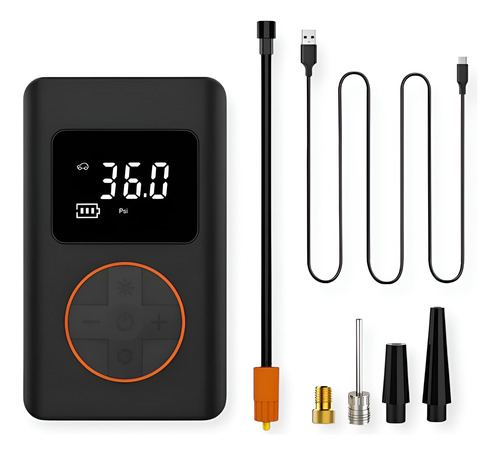 Compresor De Aire Inalámbrico Digital Usb Con Linterna