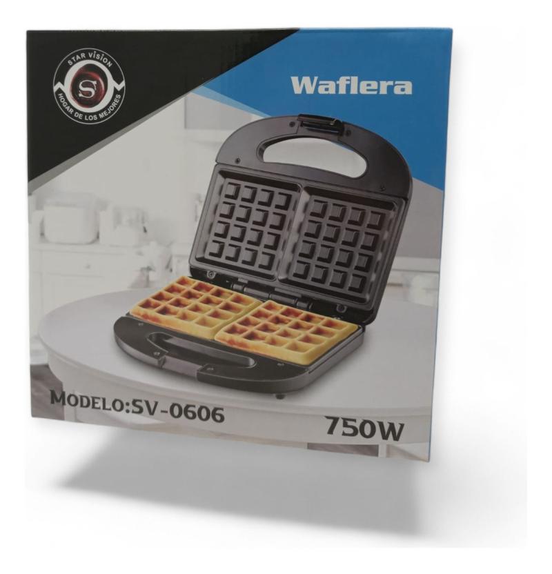 Waflera Eléctrica Antiadherente