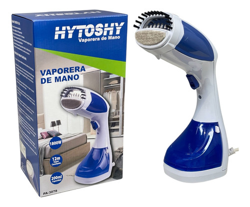 Plancha A Vapor Vertical Vaporera 200ml Viaje 1800w Hytoshy