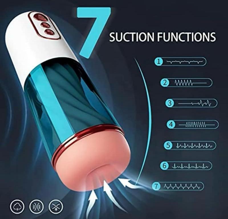 Mastusbafor Masculino Automático De Succion Bibrador