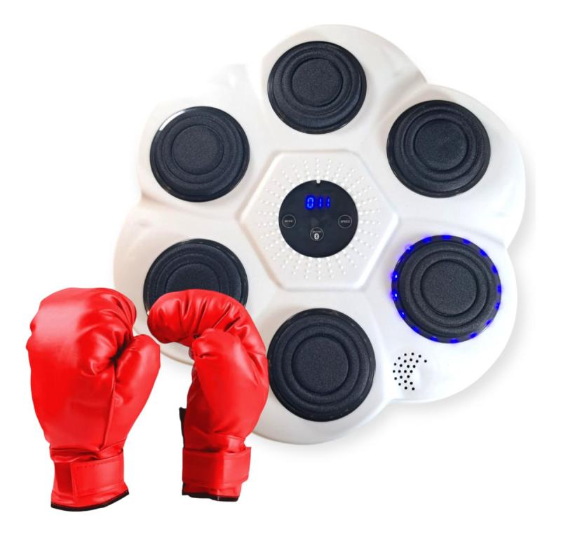 Maquina De Boxeo Musical Con Guantes De Boxeo