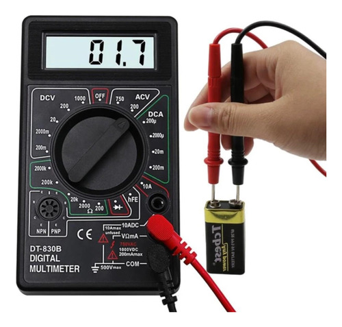 Multimetro Tester Compacto Digital Profesional Portatil