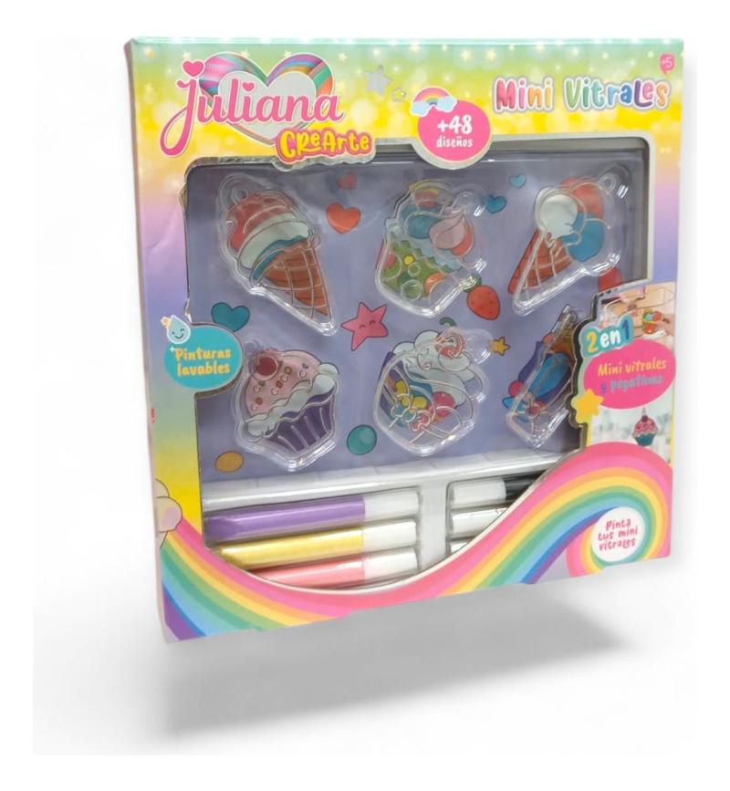 Crea Minivitrales Para Pintar Con Juliana