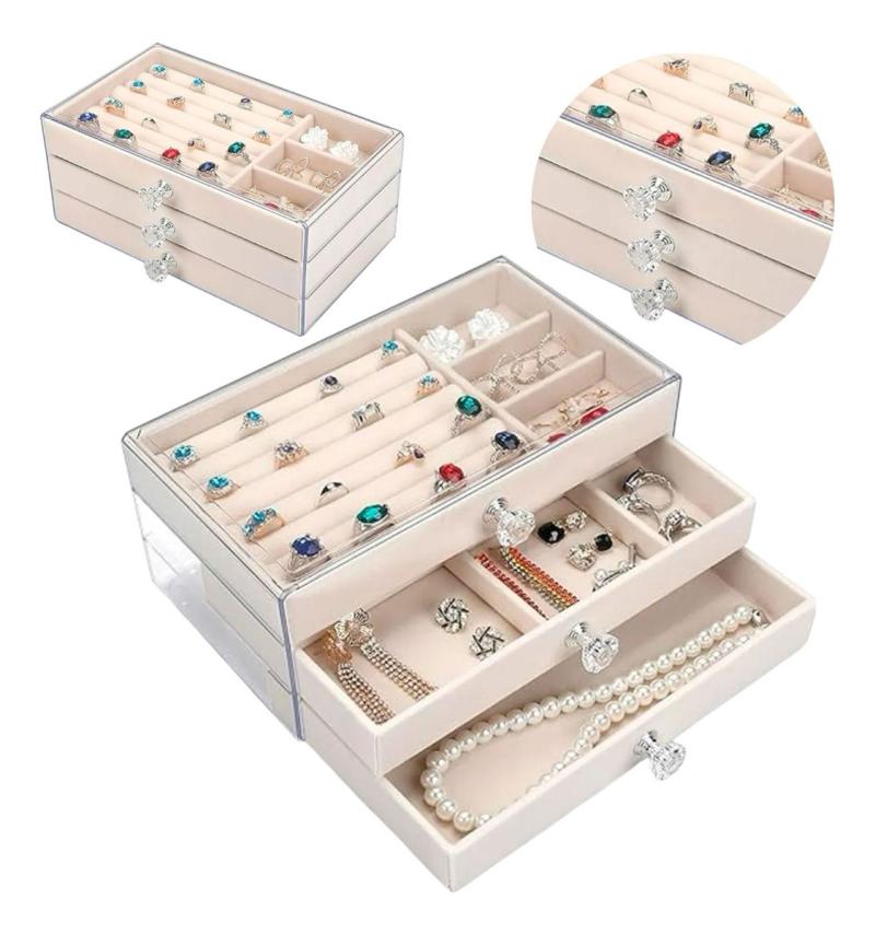 Organizador Bijou Aros Collares Alhajeros Aretes Joyas