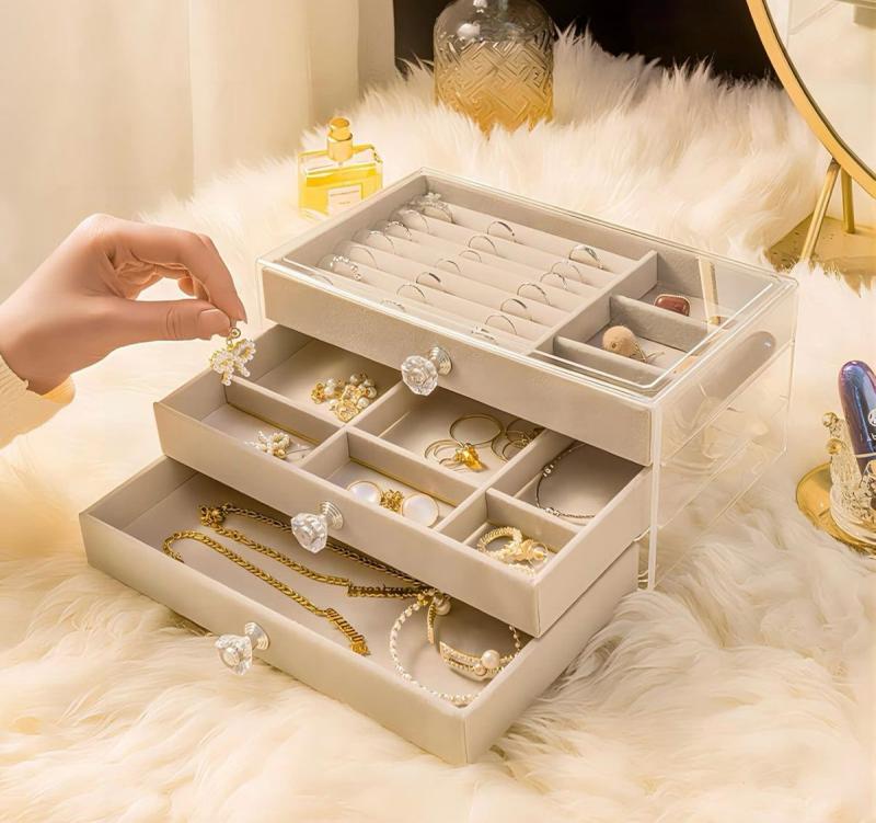 Organizador Bijou Aros Collares Alhajeros Aretes Joyas