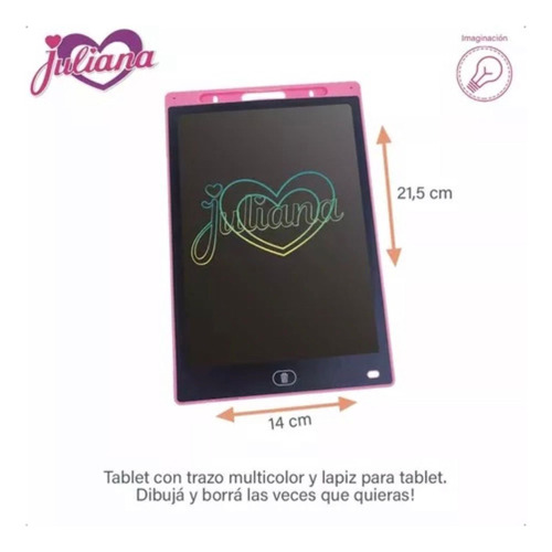 Juliana Magic Tablet Con Trazo Multicolor Pocket