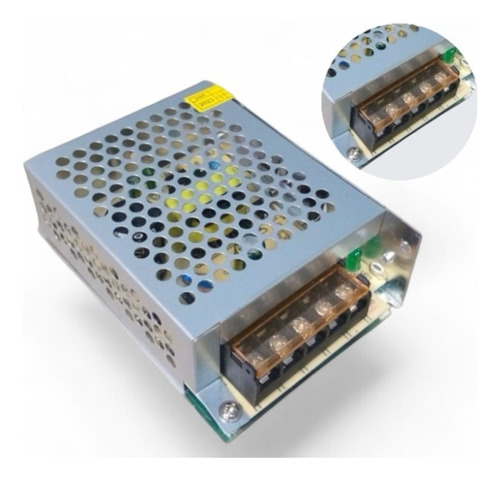 Fuente Metalica De Alimentacion 12 V 5a Recargable