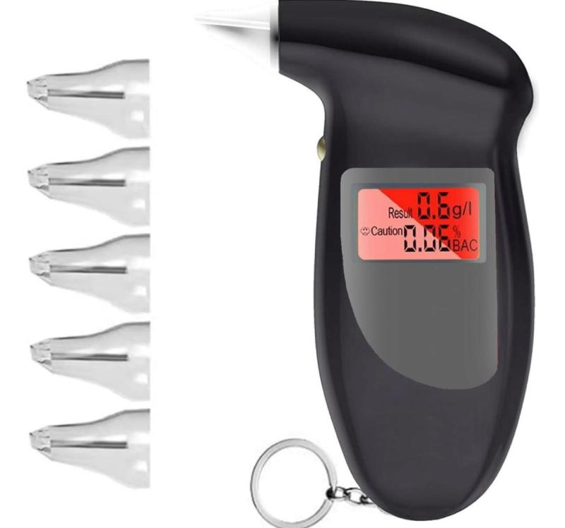 Alcoholimetro Alcohol En Sangre Tester Con Boquillas Medidor