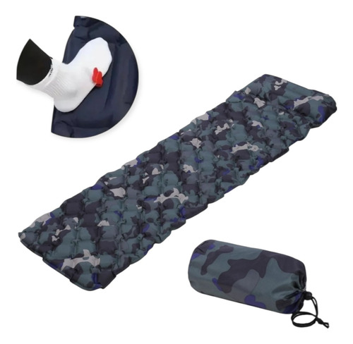 Colchoneta Inflable Ultraligera Con Bomba Inflado Integrada
