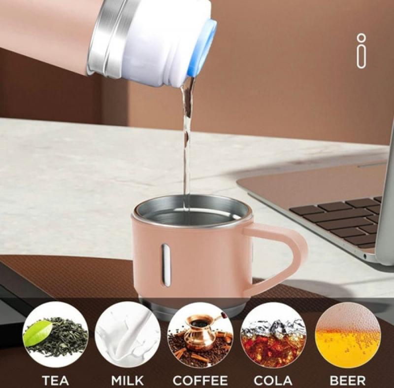 Termo Acero Inoxidable 500 Ml Pico Cebador Tapa Taza