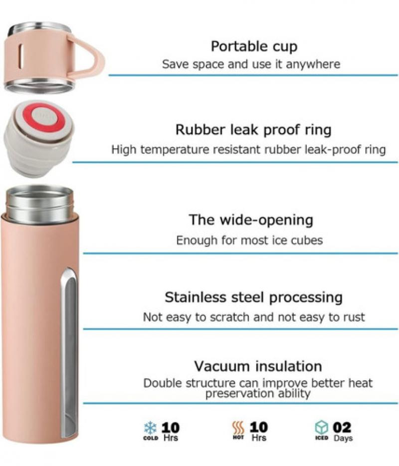 Termo Acero Inoxidable 500 Ml Pico Cebador Tapa Taza