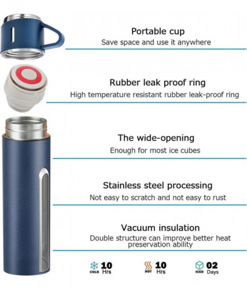 Termo Acero Inoxidable 500 Ml Pico Cebador Tapa Taza