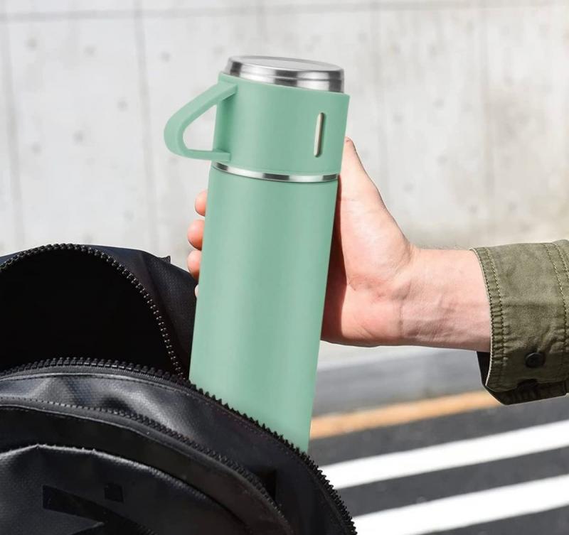 Termo Acero Inoxidable 500 Ml Pico Cebador Tapa Taza