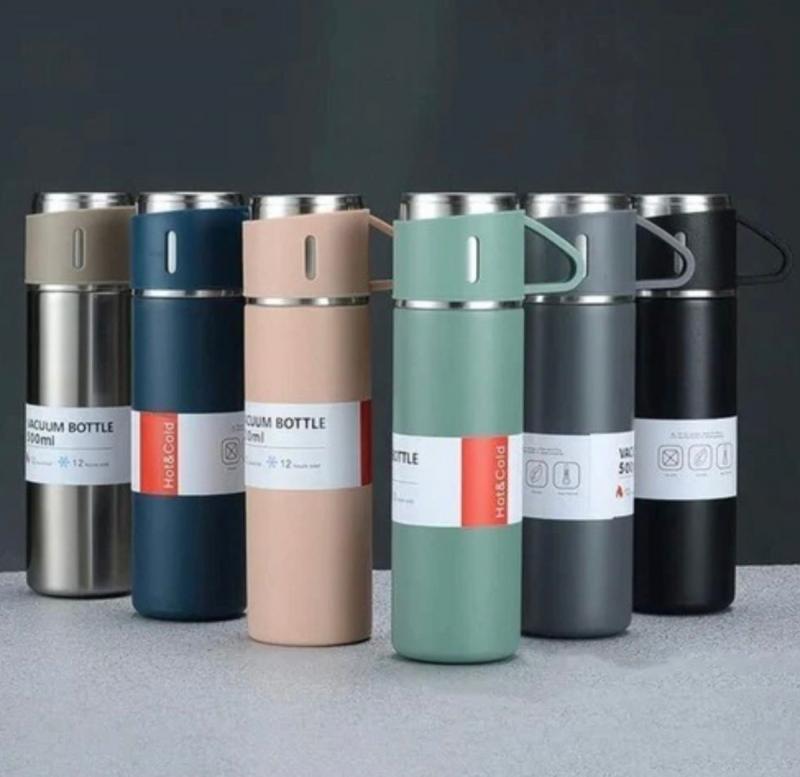 Termo Acero Inoxidable 500 Ml Pico Cebador Tapa Taza