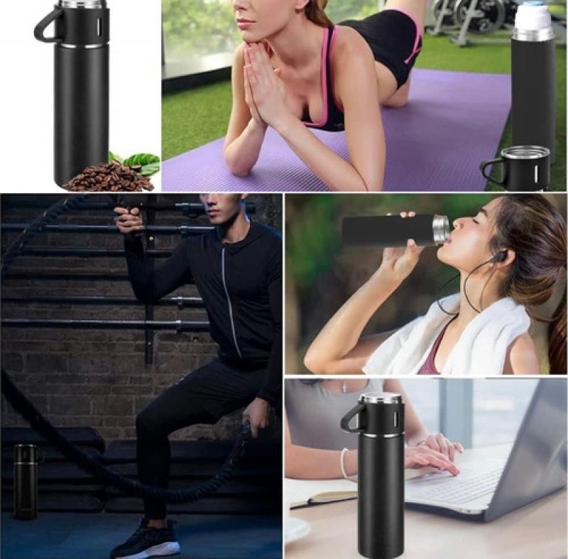 Termo Acero Inoxidable 500 Ml Pico Cebador Tapa Taza