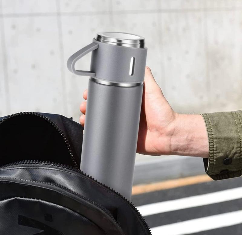 Termo Acero Inoxidable 500 Ml Pico Cebador Tapa Taza