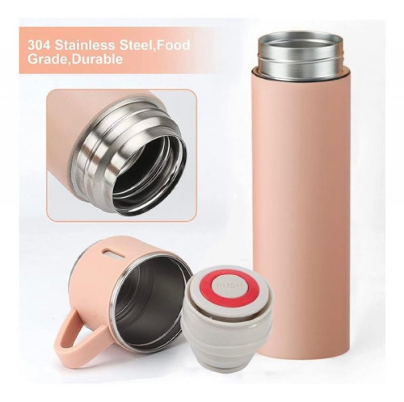 Termo Acero Inoxidable 500 Ml Pico Cebador Tapa Taza