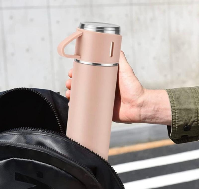 Termo Acero Inoxidable 500 Ml Pico Cebador Tapa Taza