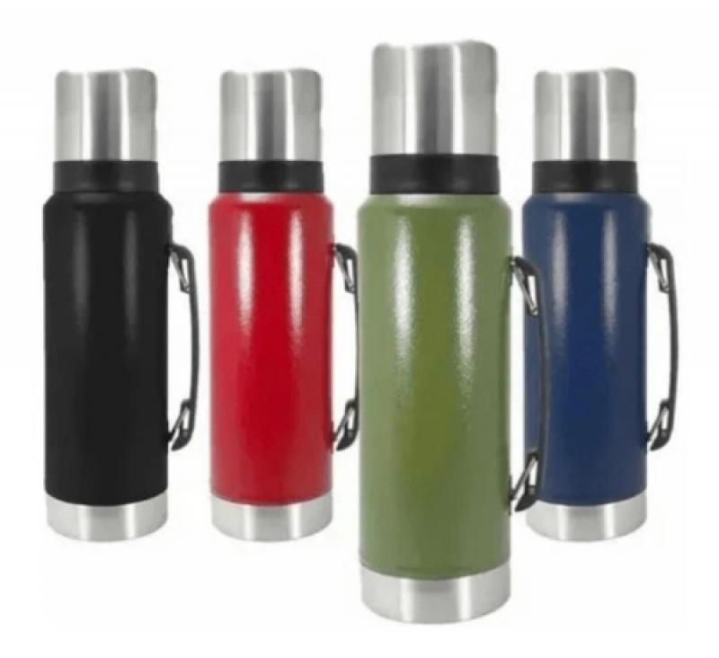 Termo Doble Capa Acero 1 L 24 Hs Vacum Flask