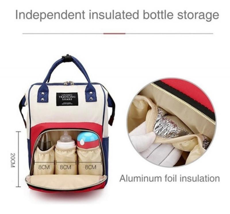 Mochila Maternal Grande Termica Impermeable Multifuncion