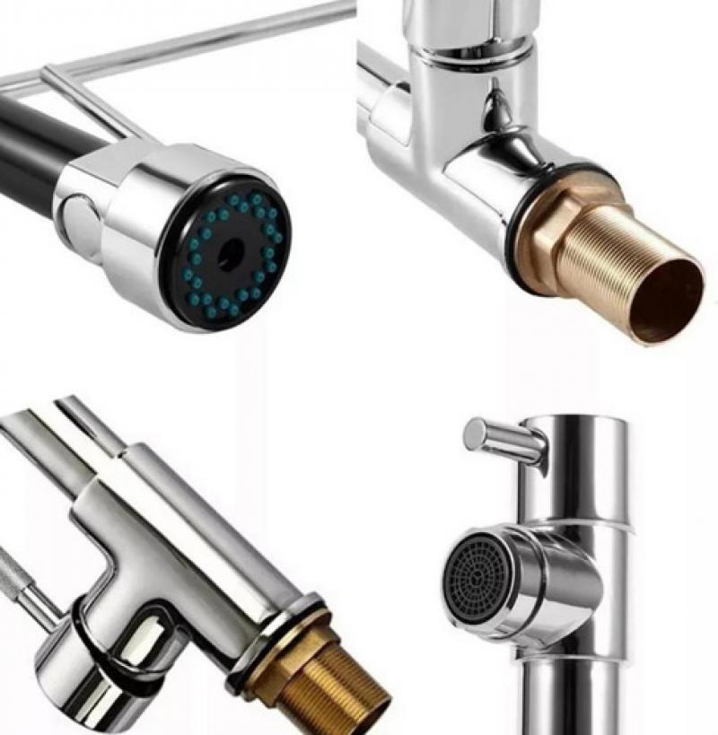 Griferia Monocomando Gourmet Mesada Canilla Cromada Duchador