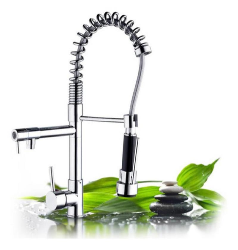 Griferia Monocomando Gourmet Mesada Canilla Cromada Duchador