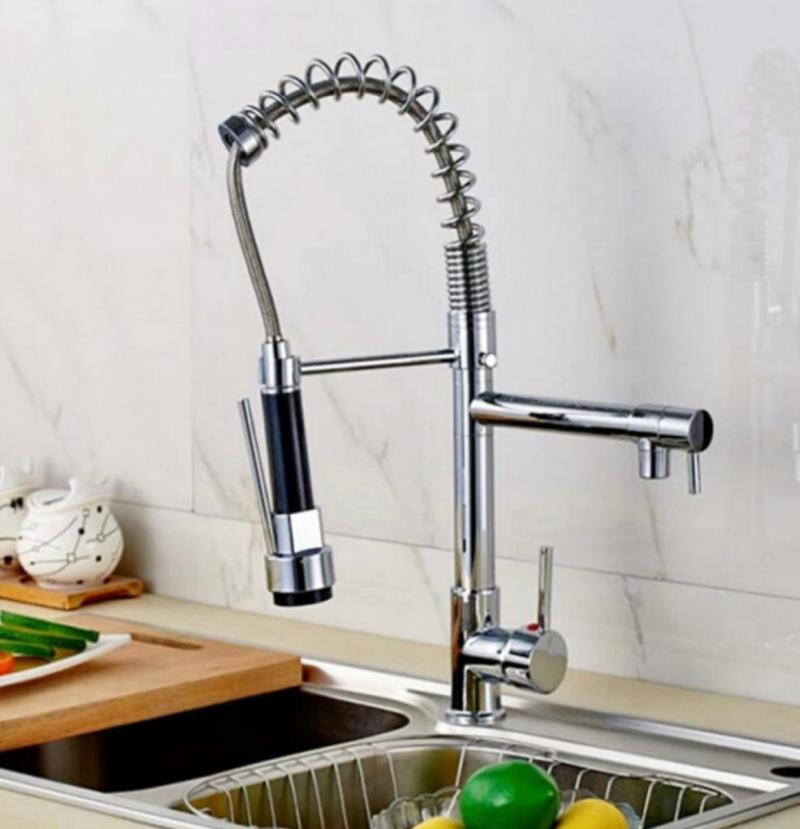 Griferia Monocomando Gourmet Mesada Canilla Cromada Duchador