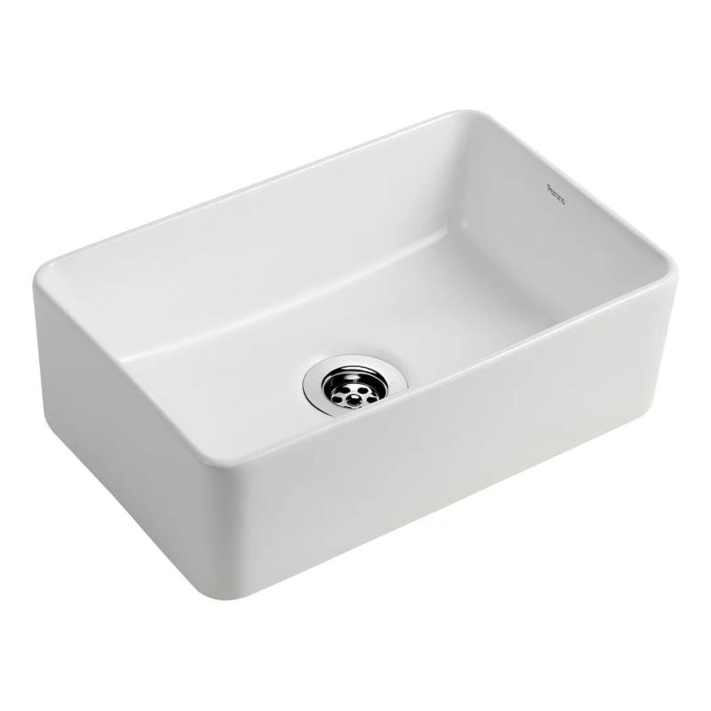 Bacha De Baño De Apoyo Rectangular Peirano BCH19 Blanco