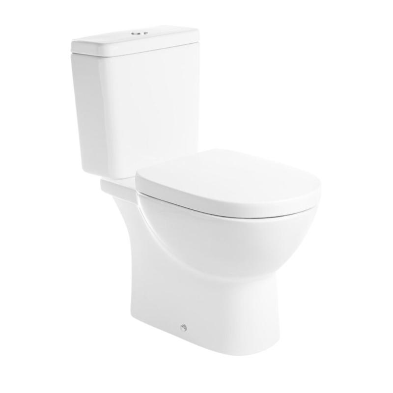 Inodoro Largo Roca Debba Rimless Blanco