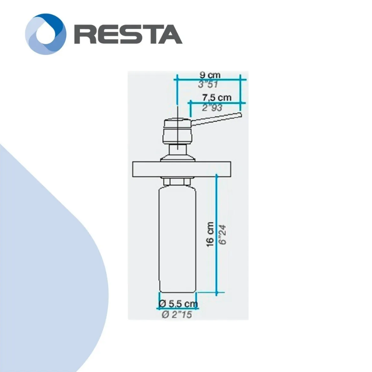 Dosificador Johnson Apido Para Detergente Jabón Liquido