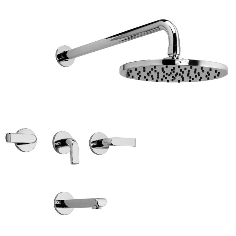 Grifería para Bañera y Ducha Fv Ciprés 0103/N2 Cromo