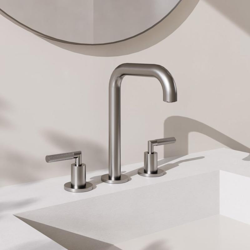 Grifería Lavatorio Mesada Bicomando Peirano Beat Niquel 60-201NI