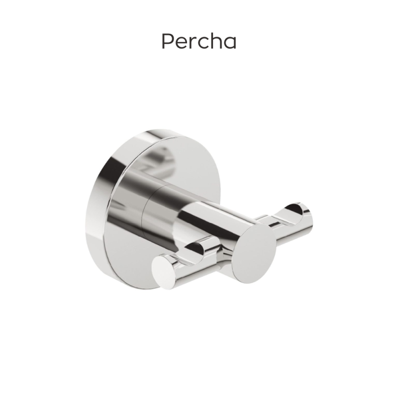 Kit De Accesorios De 6 Piezas Autoadhesivo Peirano Stick Linea 19006 Cromo