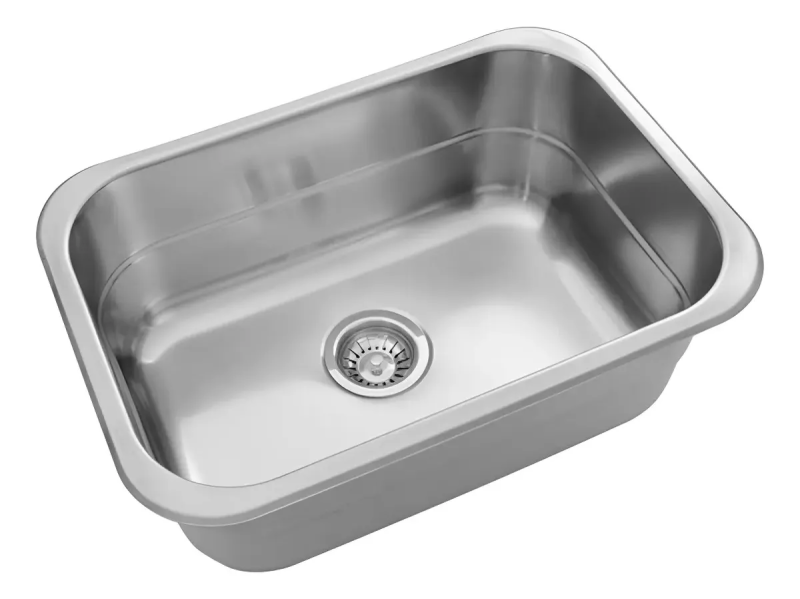 Bacha Pileta Cocina Simple Johnson E54 Acero Inoxidable