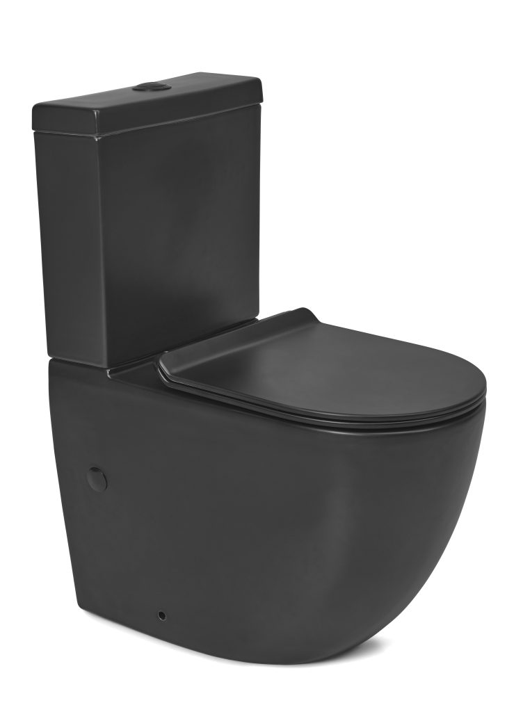 Inodoro con Asiento Linea Stone Black (INO104N-1)
