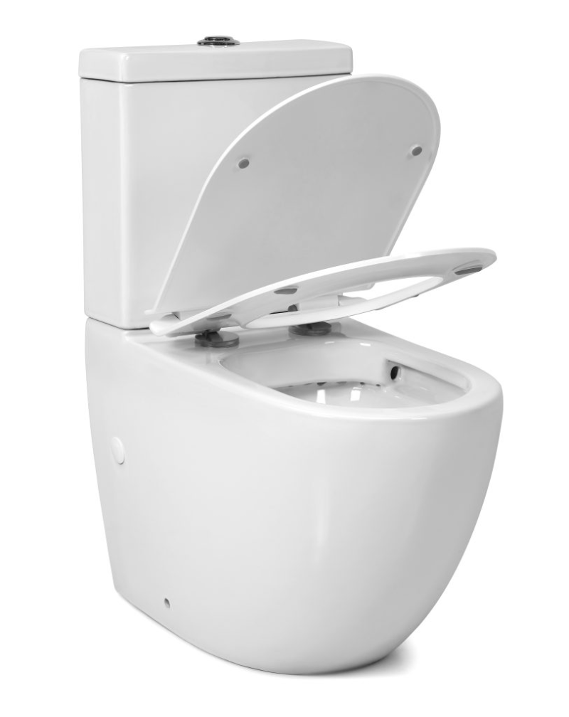 Inodoro con Asiento Peirano Linea Stone Blanco (INO104-1)