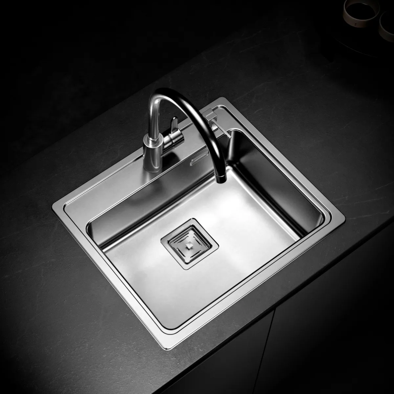 Kit Bacha Cocina Johnson Acero Quadra Mini 55a + Accesorios