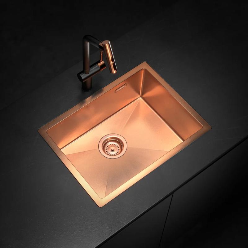 Bacha Cocina Simple Johnson Acero Signature Enkel SE55 Rose Gold