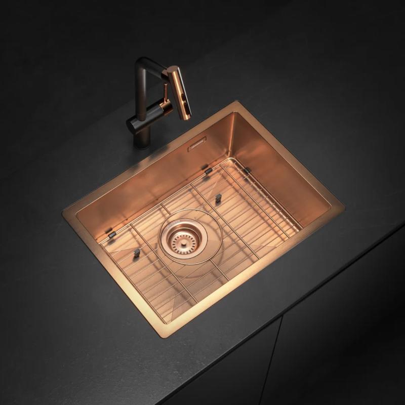 Bacha Cocina Simple Johnson Acero Signature Enkel SE55 Rose Gold