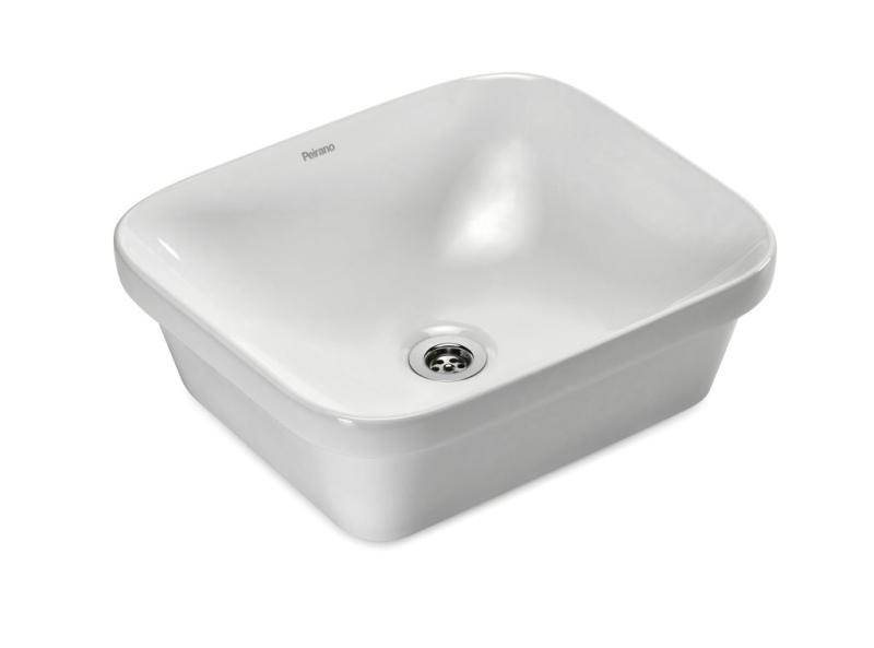 Bacha Semi Embutida Blanca Peirano Bch14 430x380x155mm