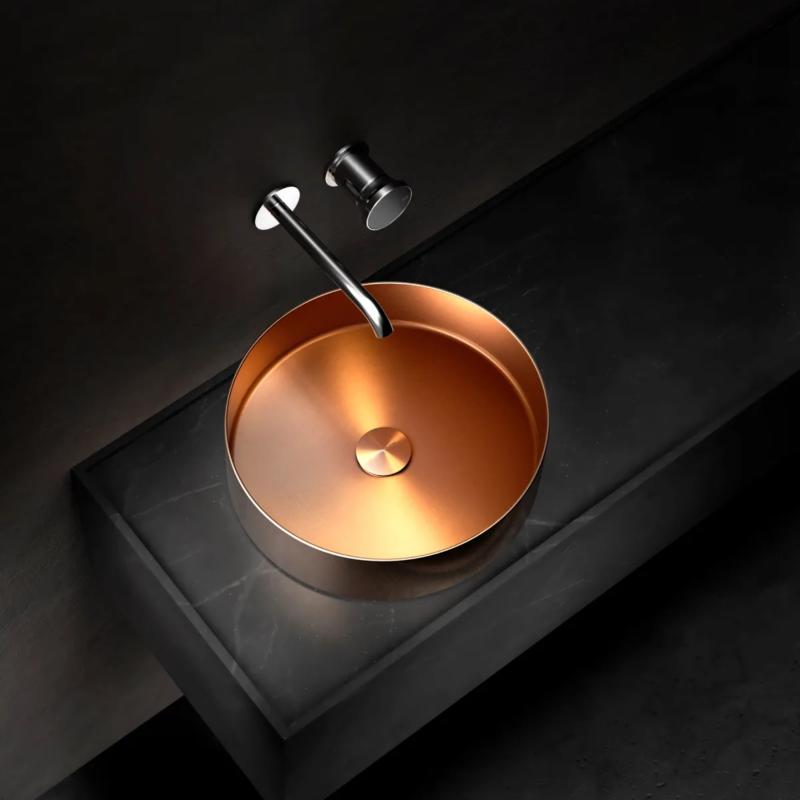 Bacha De Vanitory Simple Johnson Acero Signature Aura Rose Gold