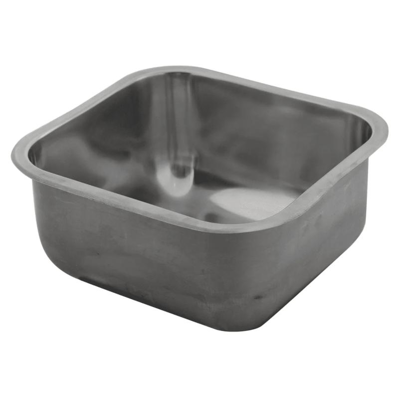 Bacha Simple De Acero 34x37x15 Mi Pileta 202