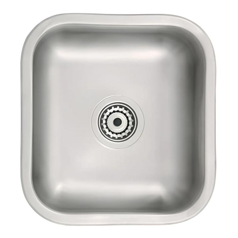 Bacha Simple De Acero 34x37x15 Mi Pileta 202