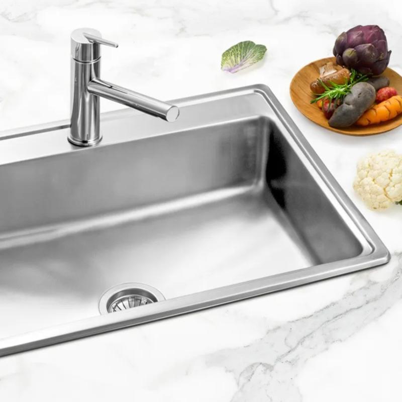 Bacha Cocina Designia 70x42x17cm Acero Inox. Mi Pileta 780E