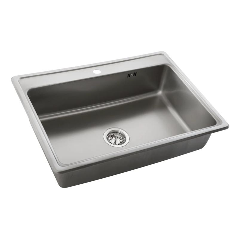 Bacha Cocina Designia 70x42x17cm Acero Inox. Mi Pileta 780E