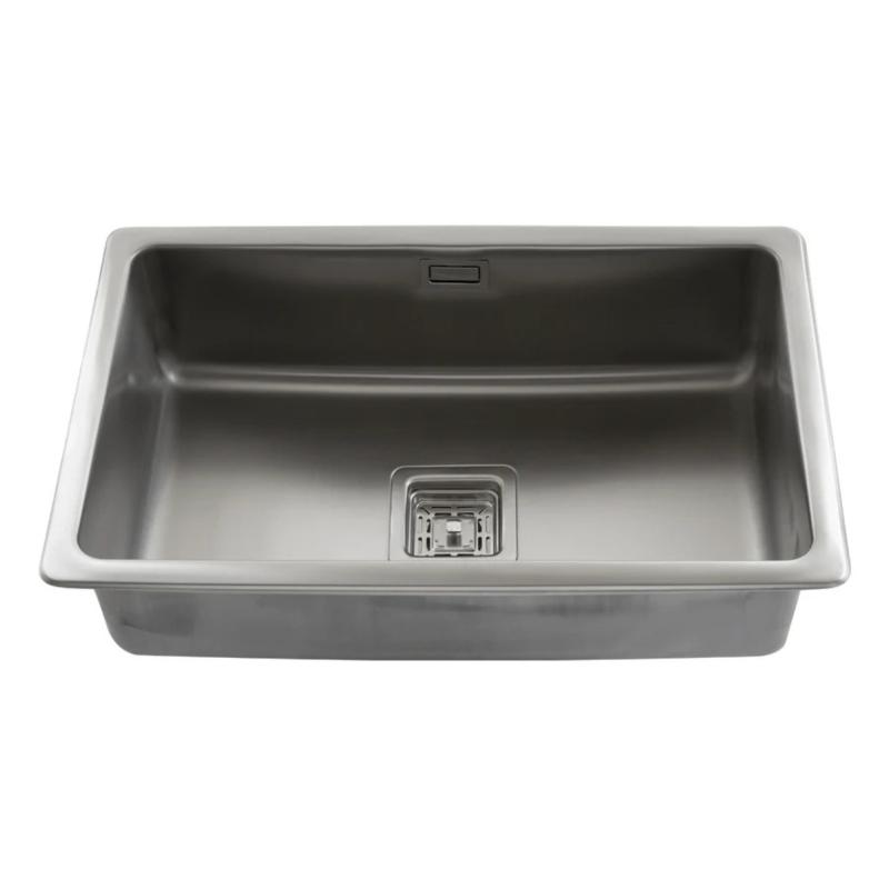 Bacha Simple Cocina Acero Inox. Mi Pileta Designia 787